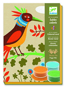 Coloured Sand - Birds of Paradise