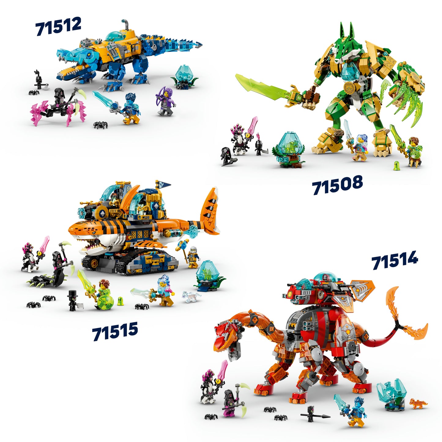 LEGO DREAMZzz 2in1 Nachtmerrie Schorpioengraver Bouwpakket met Dieren Speelgoed voor Kinderen 71513