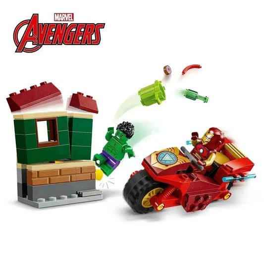 LEGO Iron Man with Bike and The Hulk 76287 Superheroes SUPERHEROES @ 2TTOYS | Official LEGO shopšš„° LEGO ā¬. 12.99