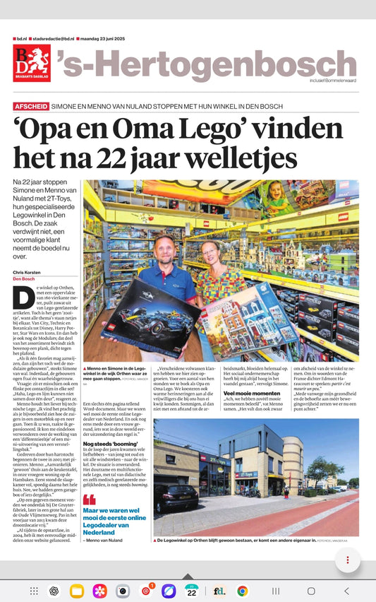 Nog maar een paar dagen voor de nieuwe toekomst van 2TTOYS by Labyrinth begint