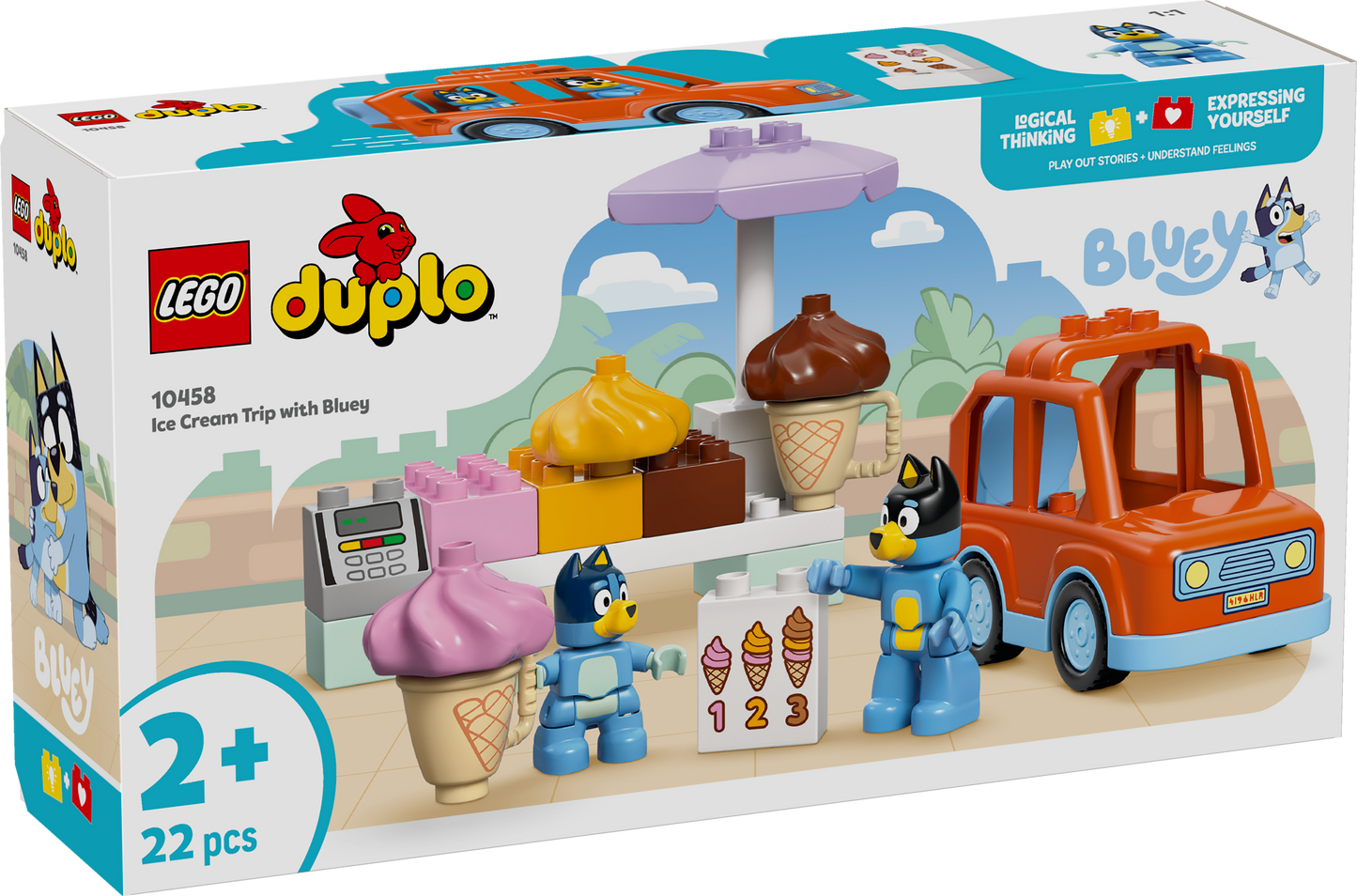LEGO Huis van Bluey en haar familie met geheugenspel 10459 Duplo Bluey