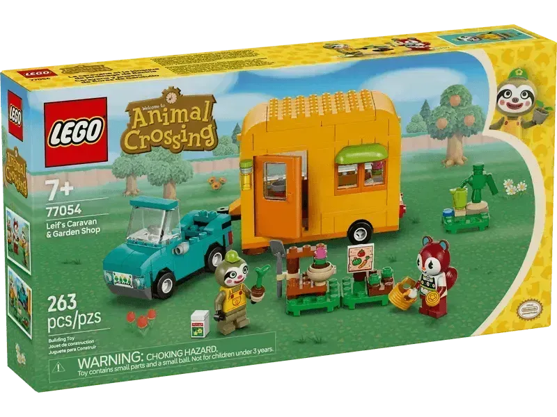 LEGO Leifs caravan en tuinwinkel 77054 Animal Crossing