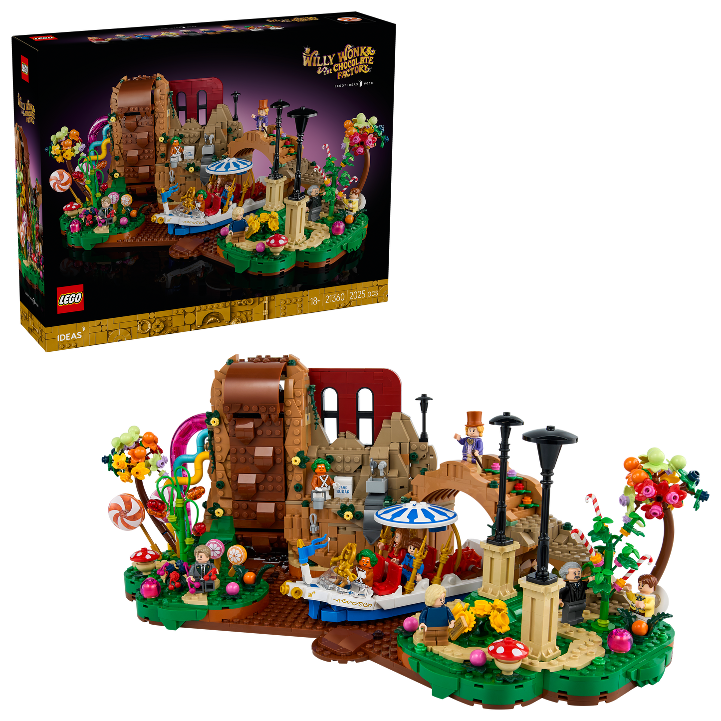LEGO Willy Wonka en de Chocoladefabriek 21360 Ideas