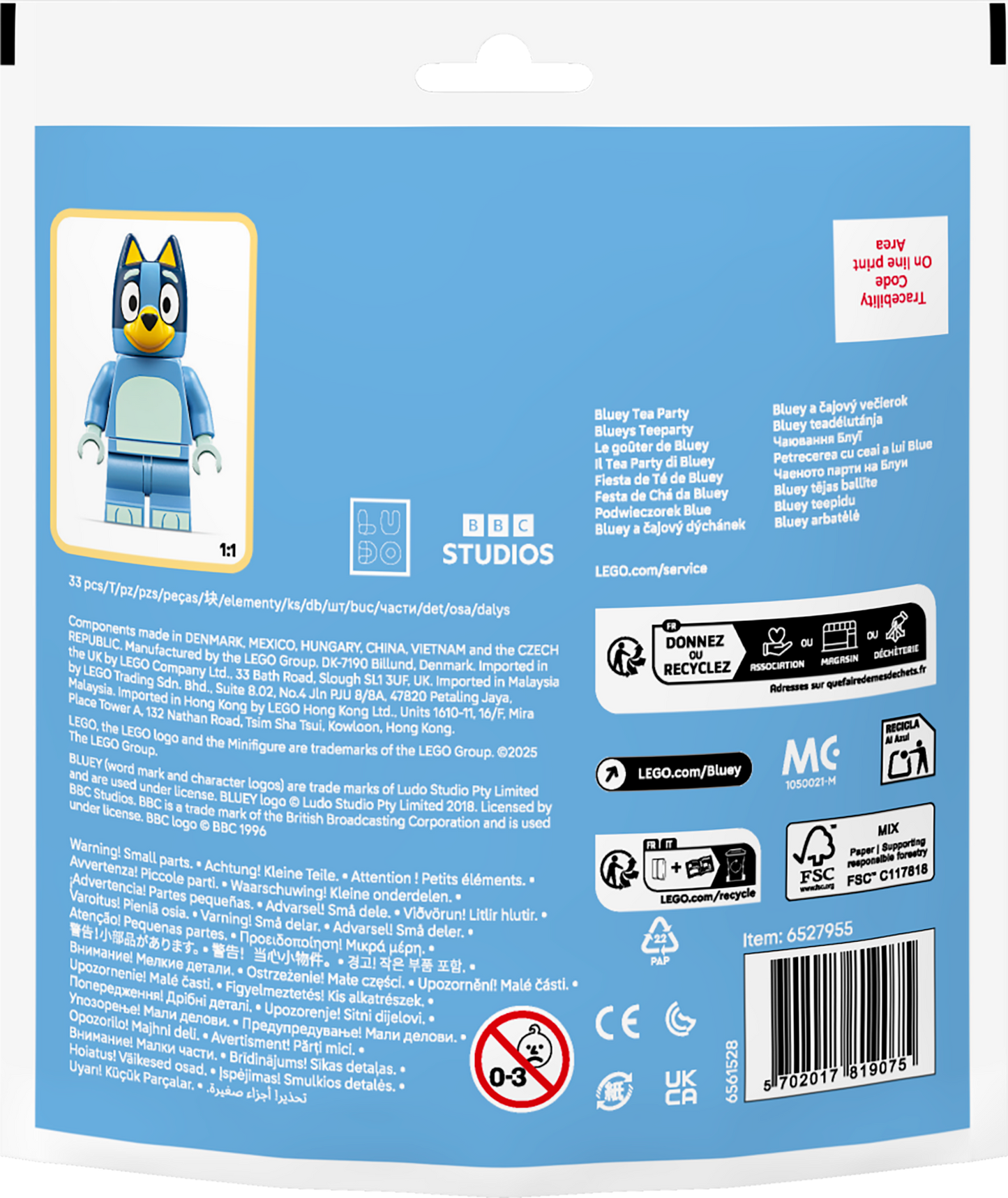 LEGO Bluey's theekransje 30687 Bluey