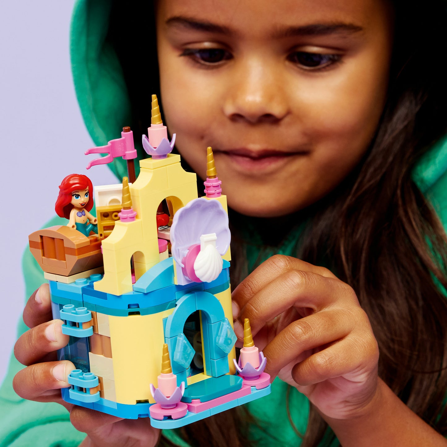LEGO Disney Princess Ariëls Magische Minipaleis Kleine Zeemeermin Bouwpakket voor Kinderen 43285