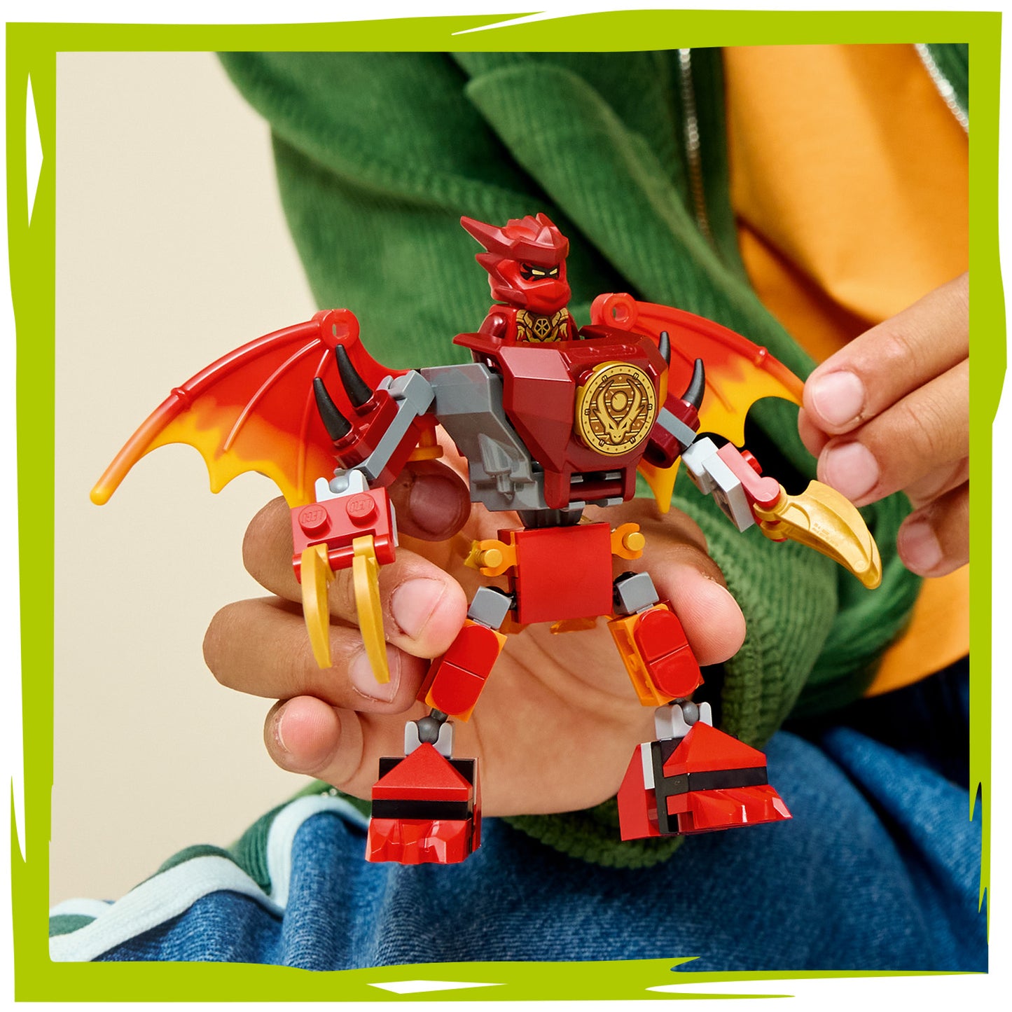 LEGO® NINJAGO® Kai's Drakenmecha Strijdpakket - Mechaspeelgoed - Speelset met 3 Minifiguren - 71851