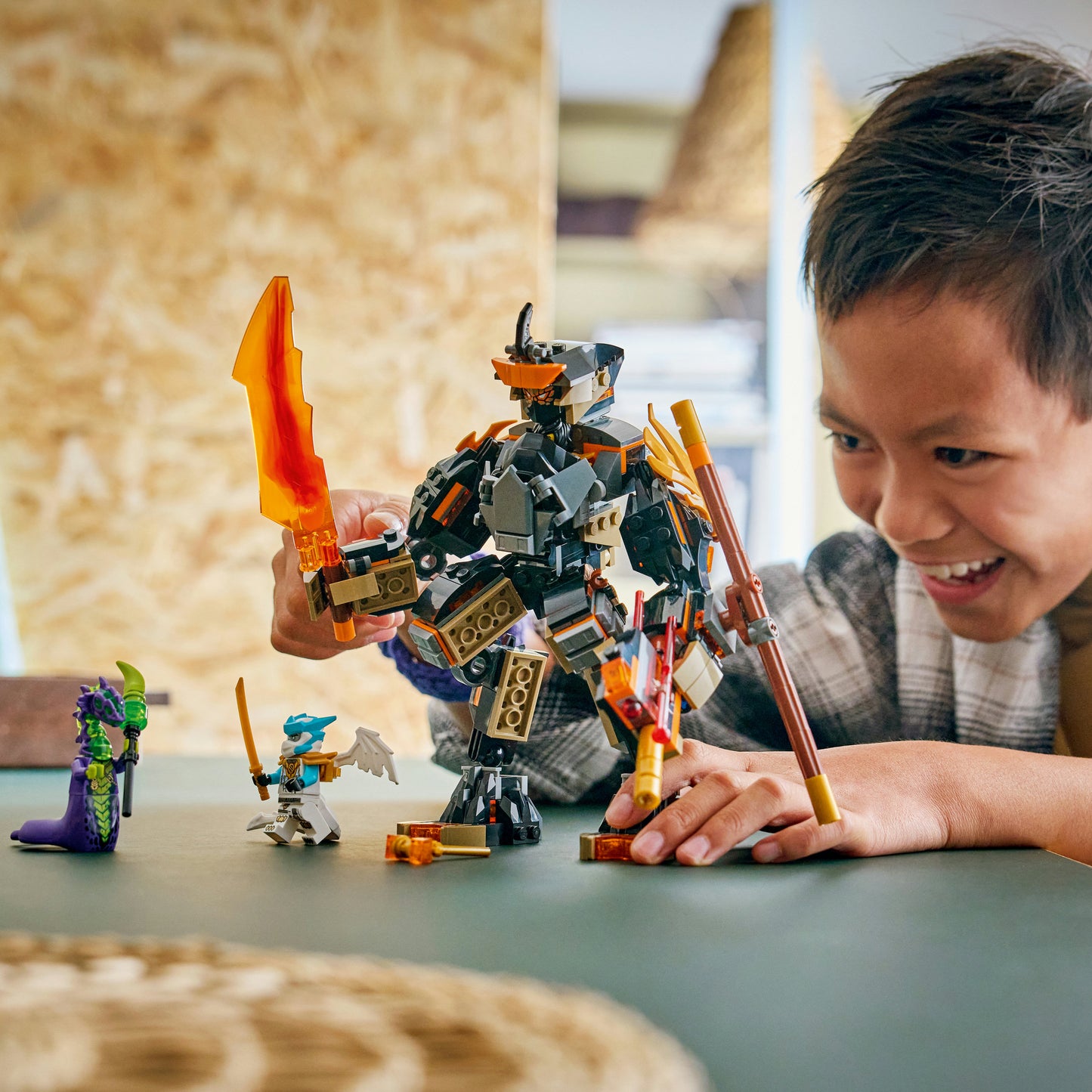 LEGO® NINJAGO® Cole's Missiemecha en Draak Zane - Ninjaspeelgoed - Speelset met 3 Minifiguren - 71854