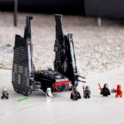 LEGO Kylo Ren's shuttle inclusief Kylo Ren, Pryde, Sith, Troopers en Knights 75256 StarWars