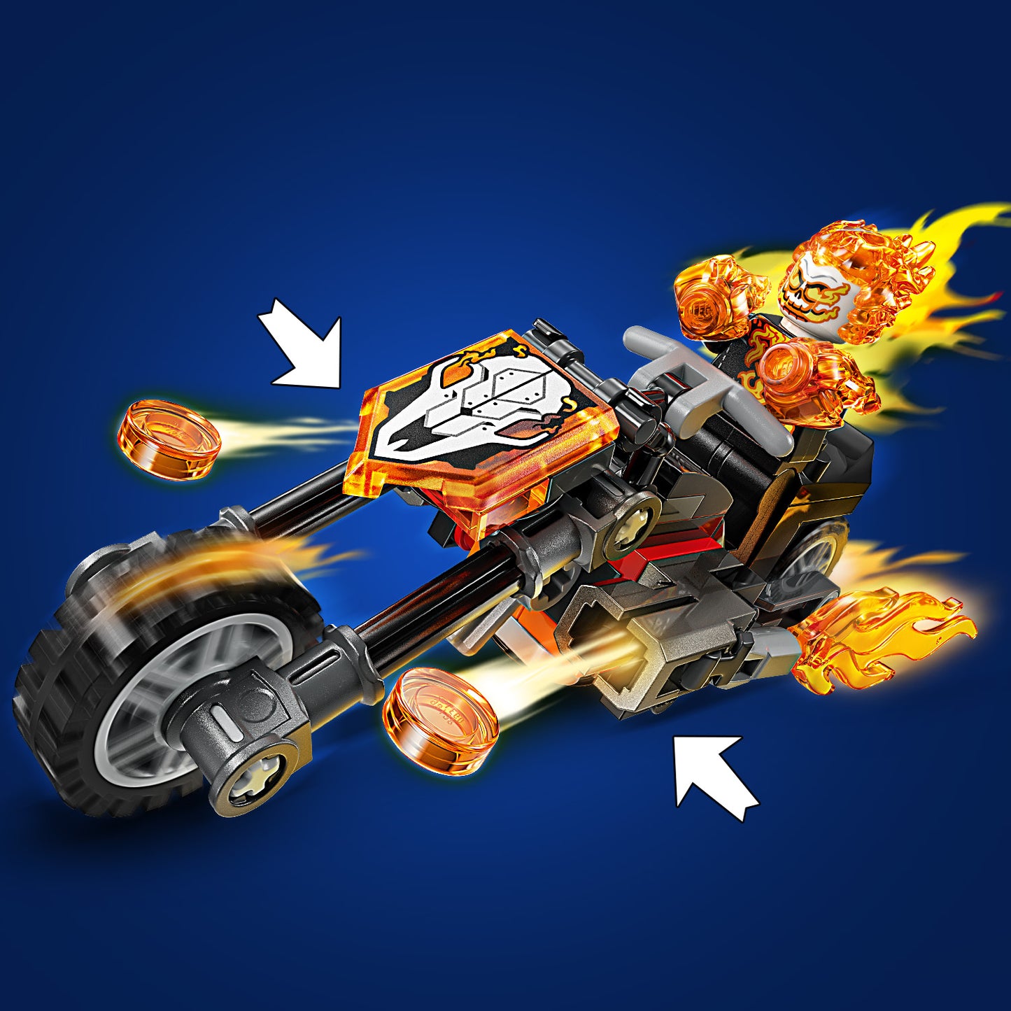 LEGO Marvel Spider-Man vs. Ghost Rider Motor Speelgoed voor Kinderen 76335
