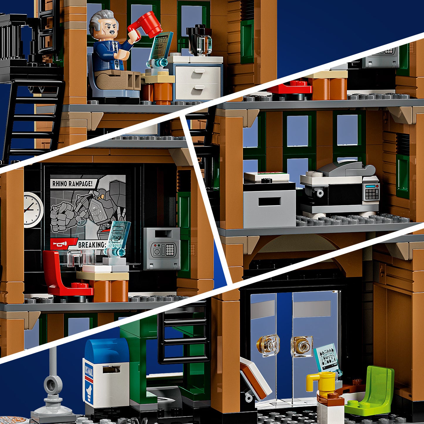 LEGO Marvel Spider-Man vs. Mysterio: de Daily Bugle Superhelden Bouwpakket voor Kinderen 76342