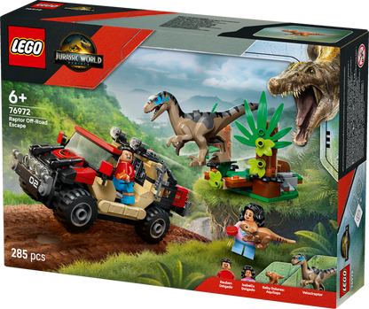LEGO Raptor Off-Road Ontsnapping 76972 Jurassic World
