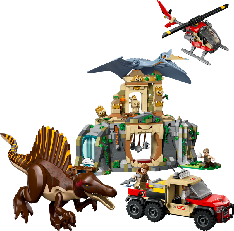 LEGO Spinosaurus en Quetzalcoatlus luchtmissie 76976 Jurassic World