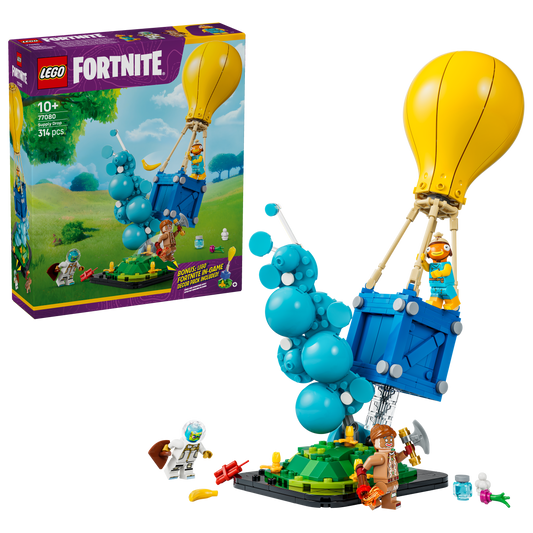 LEGO Fortnite Supply Drop Bouwpakket met Minifiguren van Fishstick, Leviathan en Ginger Gunner Incl. Slurp Juice - Kinderkamer Decoratie - Cadeau voor Jongens, Meisjes en Gamers vanaf 10 Jaar - 77080