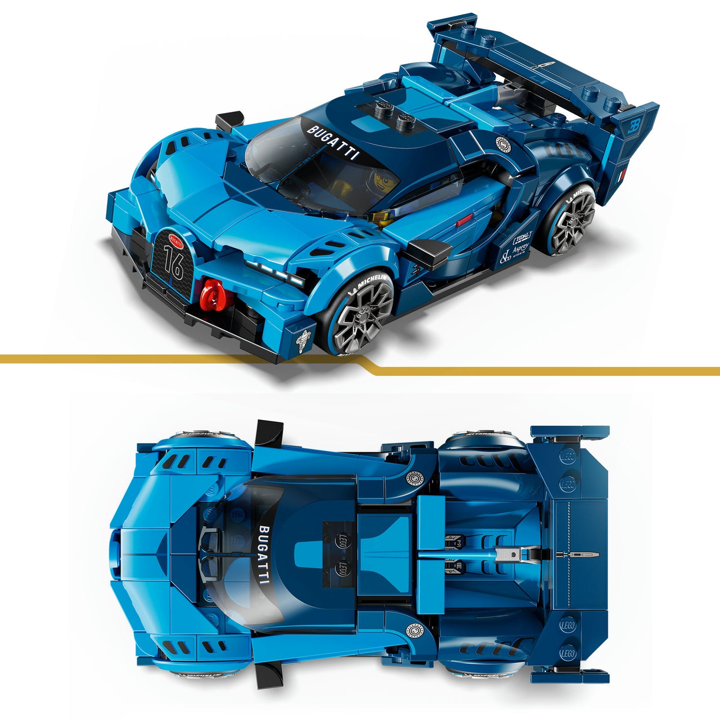 LEGO® Speed Champions Bugatti Vision Gran Turismo Hyper Sportauto Modelbouwset 77253
