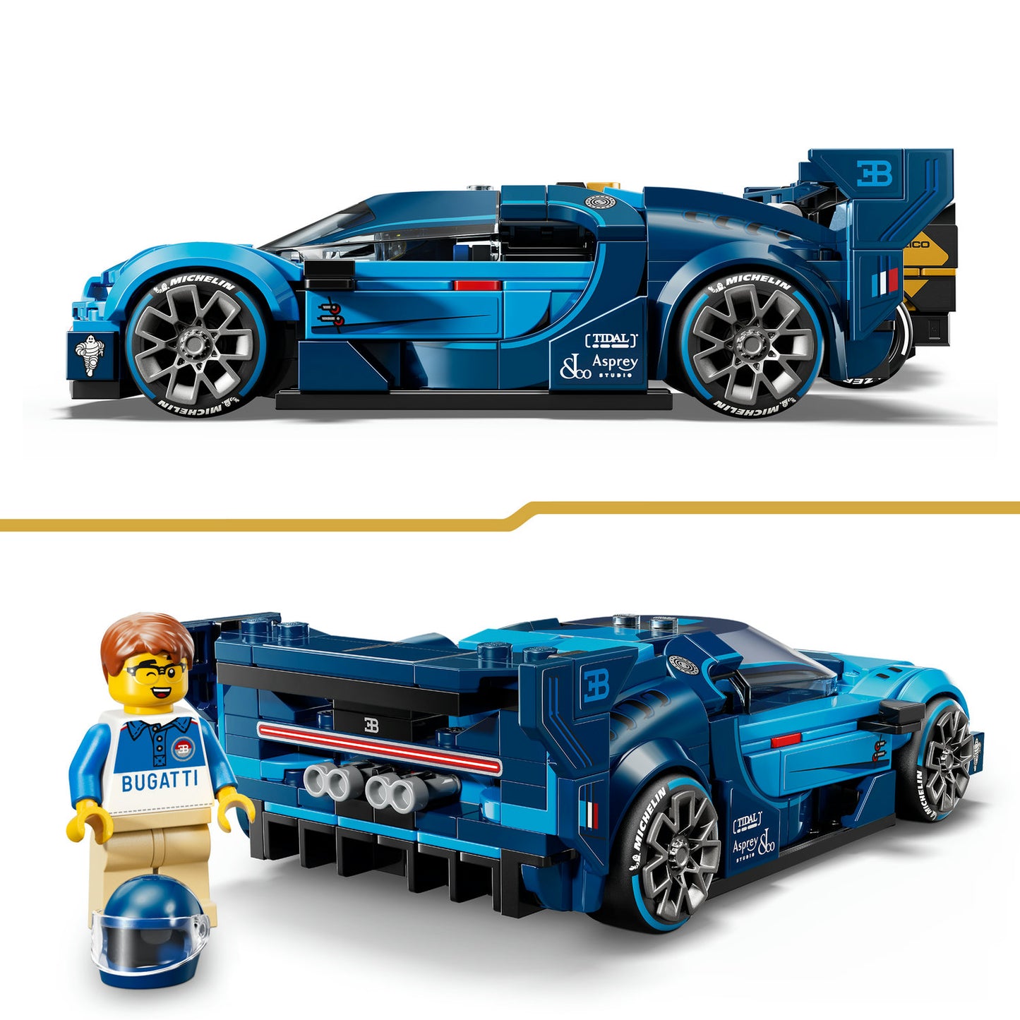 LEGO® Speed Champions Bugatti Vision Gran Turismo Hyper Sportauto Modelbouwset 77253