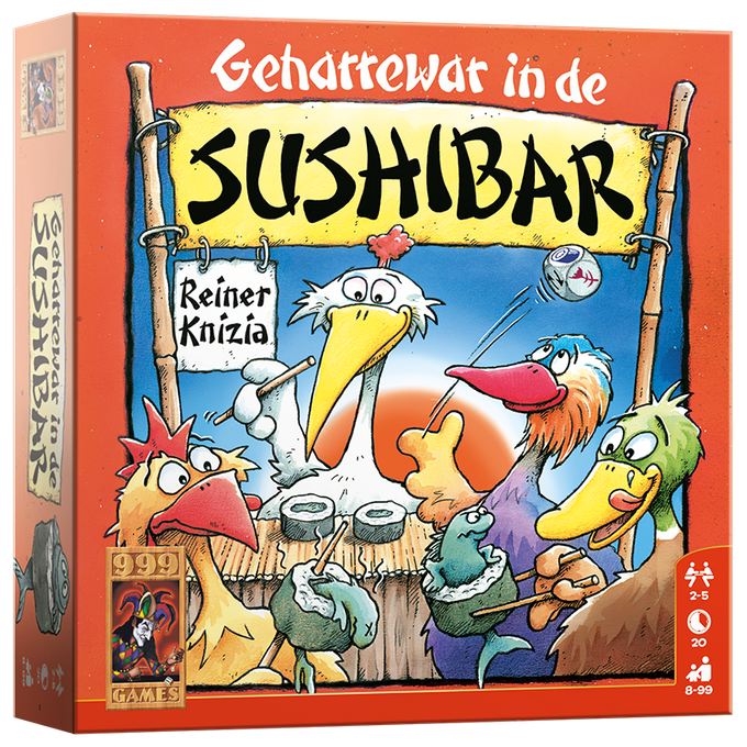 Geharrewar in de Sushi Bar