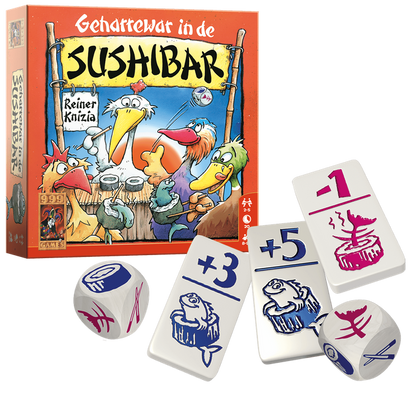 Geharrewar in de Sushi Bar