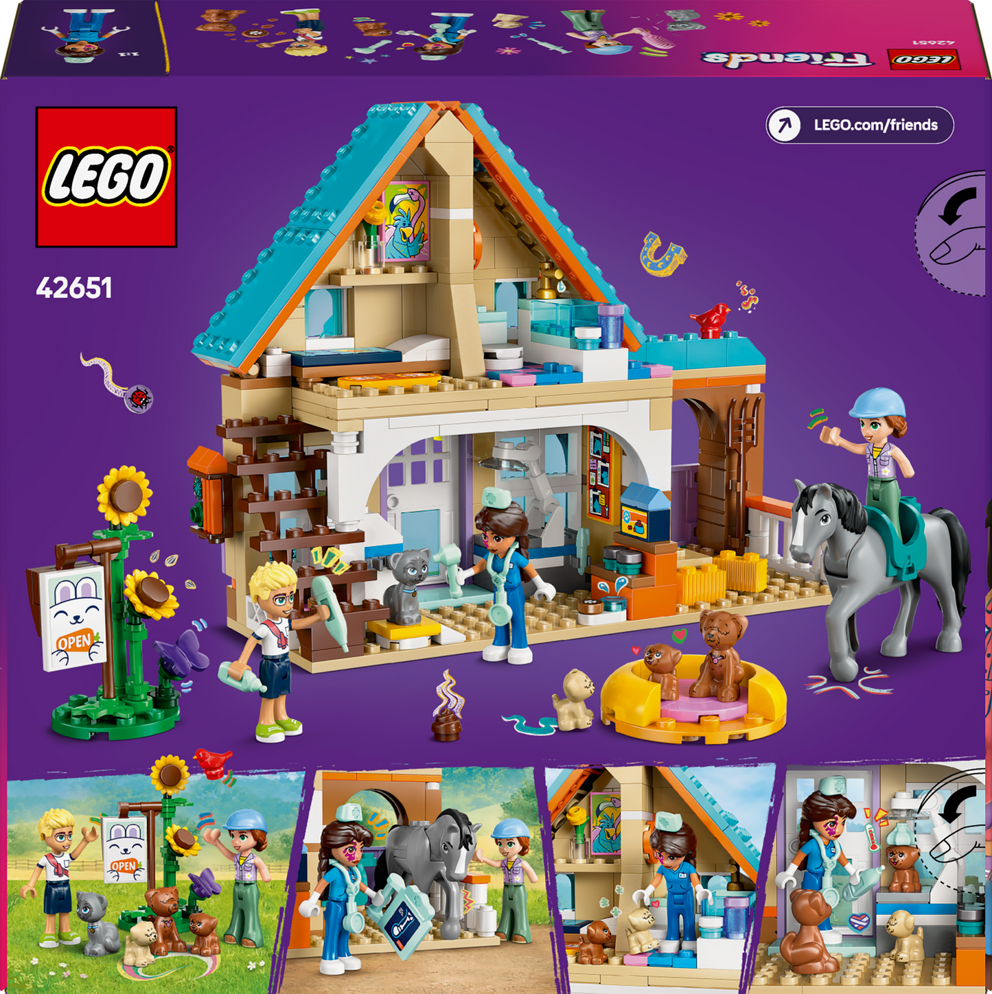 LEGO Horses and Vet Clinic 42651 Friends