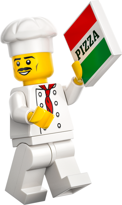 LEGO Rennwagenpaket: Pizzawagen vs. Feuerwehrauto 60458 City