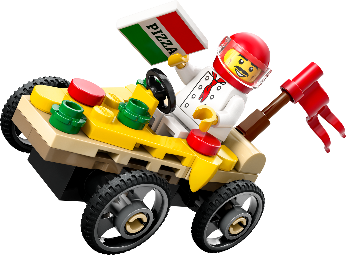 LEGO Rennwagenpaket: Pizzawagen vs. Feuerwehrauto 60458 City