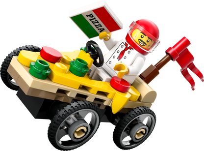 LEGO Rennwagenpaket: Pizzawagen vs. Feuerwehrauto 60458 City