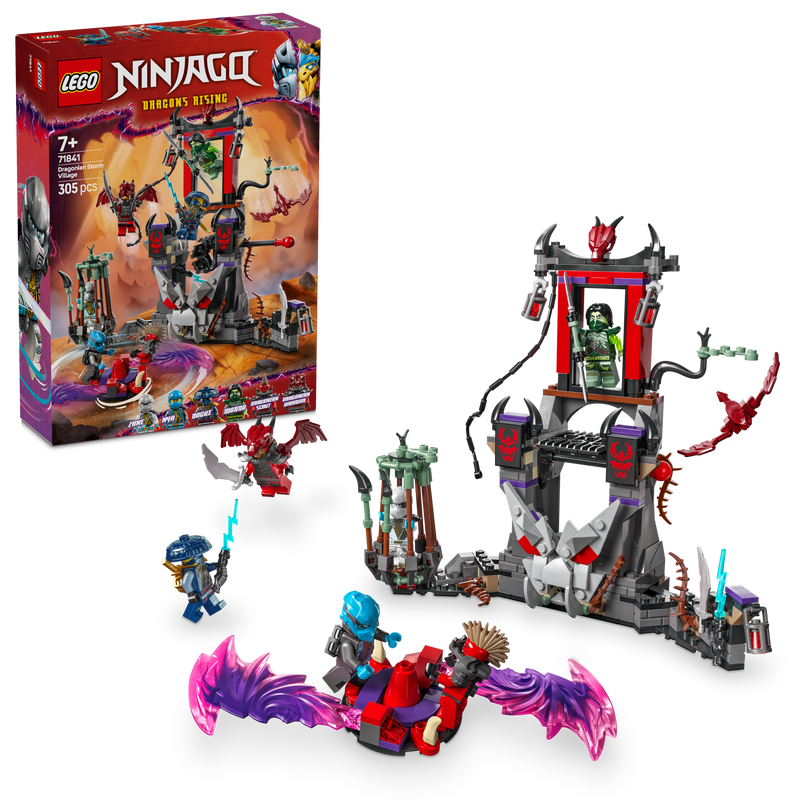 LEGO 71841 Draconian Village: Experience epic ninja adventures!