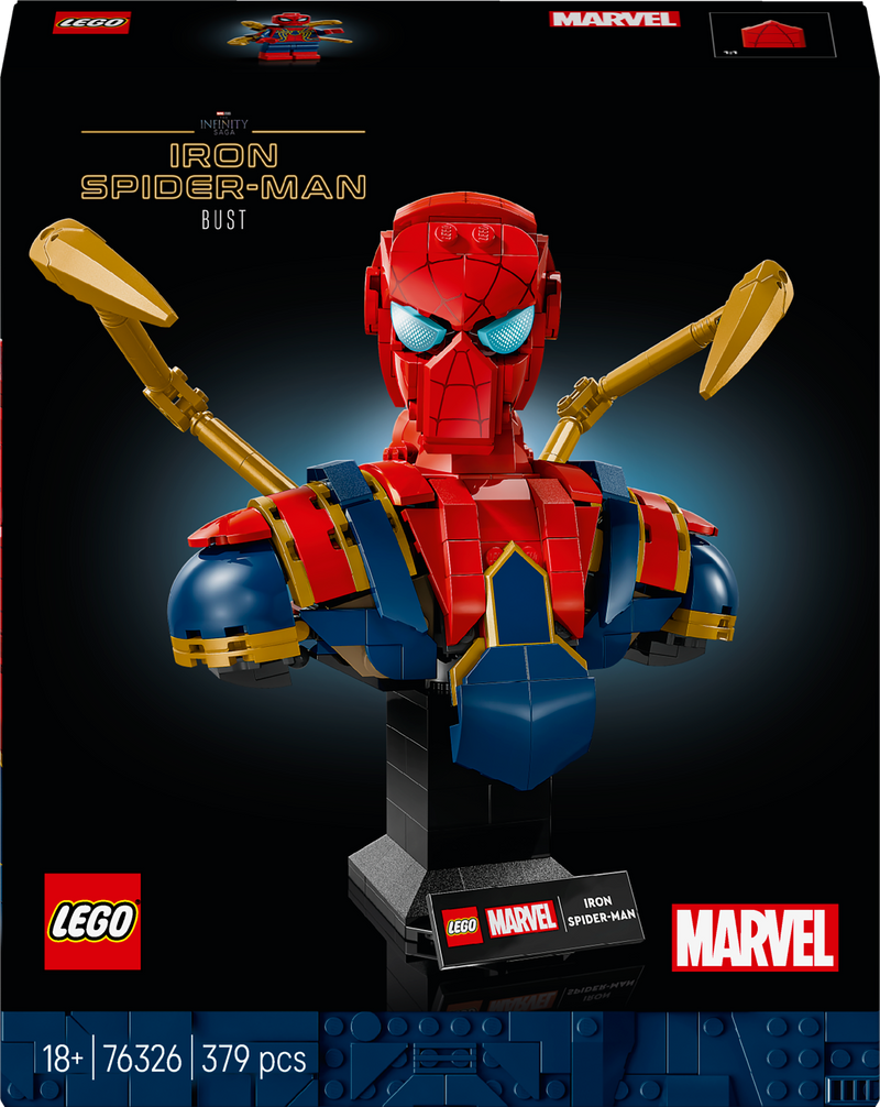 LEGO Iron Spider-Man buste 76326 Superheroes