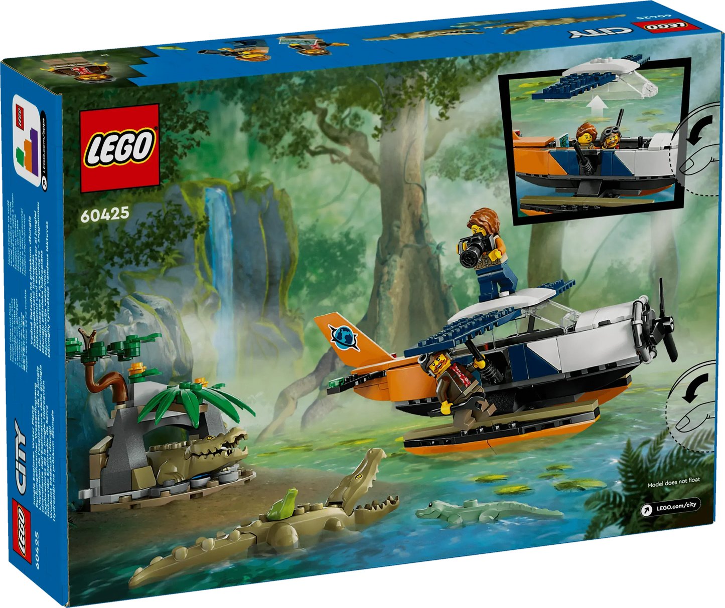 LEGO Jungleonderzoekers: watervliegtuig 60425 City