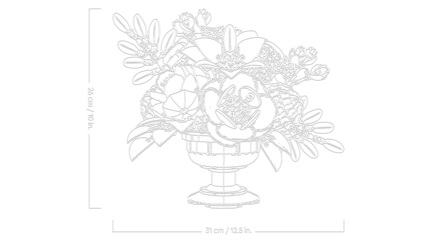 LEGO Flower Arrangement 10345 Botanical Collection