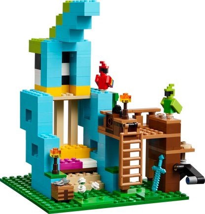LEGO De papegaaienhuizen 21282 Minecraft