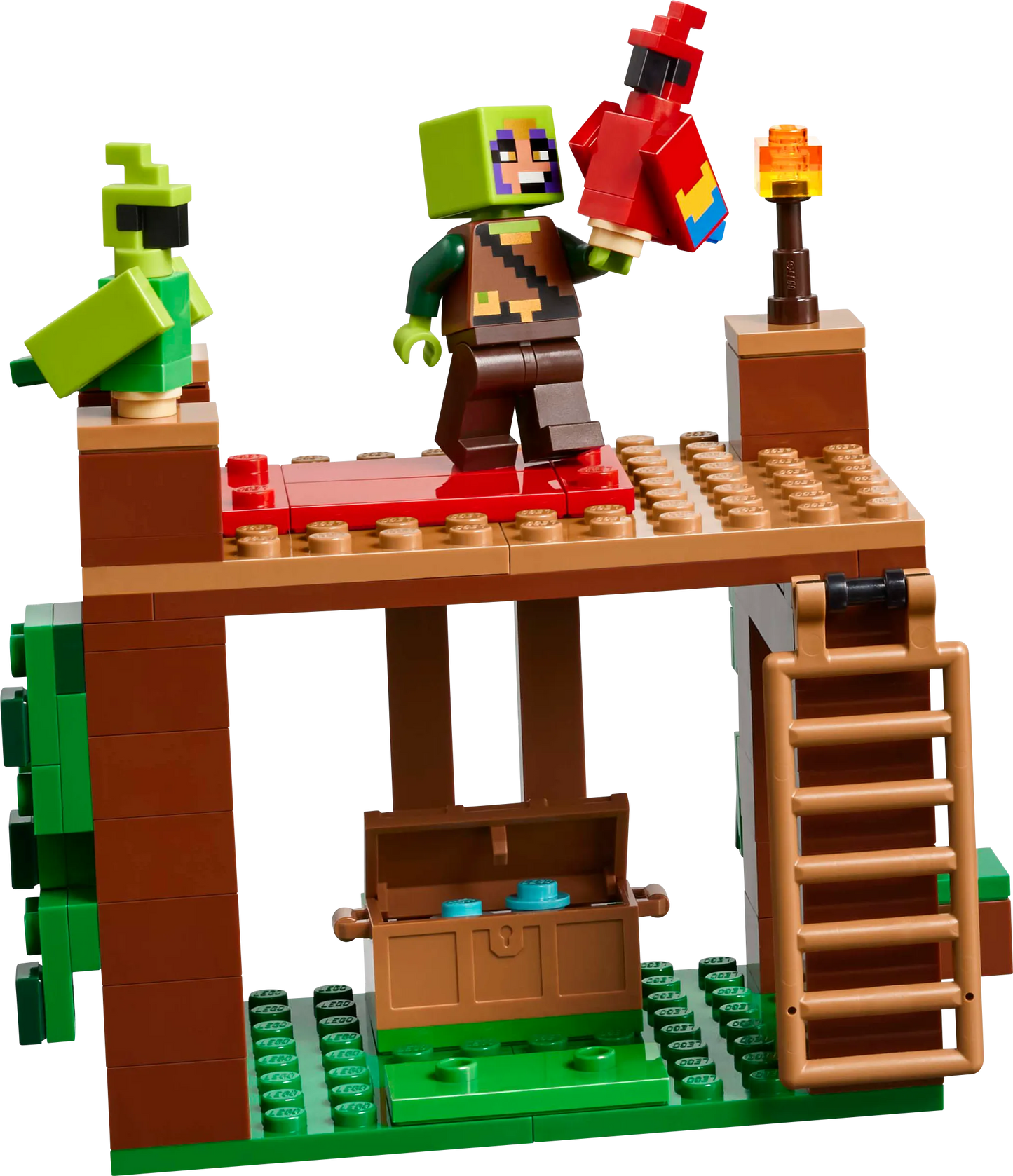 LEGO De papegaaienhuizen 21282 Minecraft