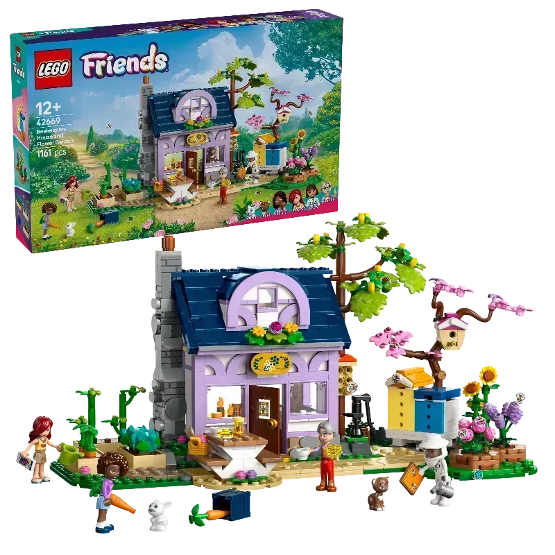 LEGO Imkerhuis en bloemen 42669 Friends