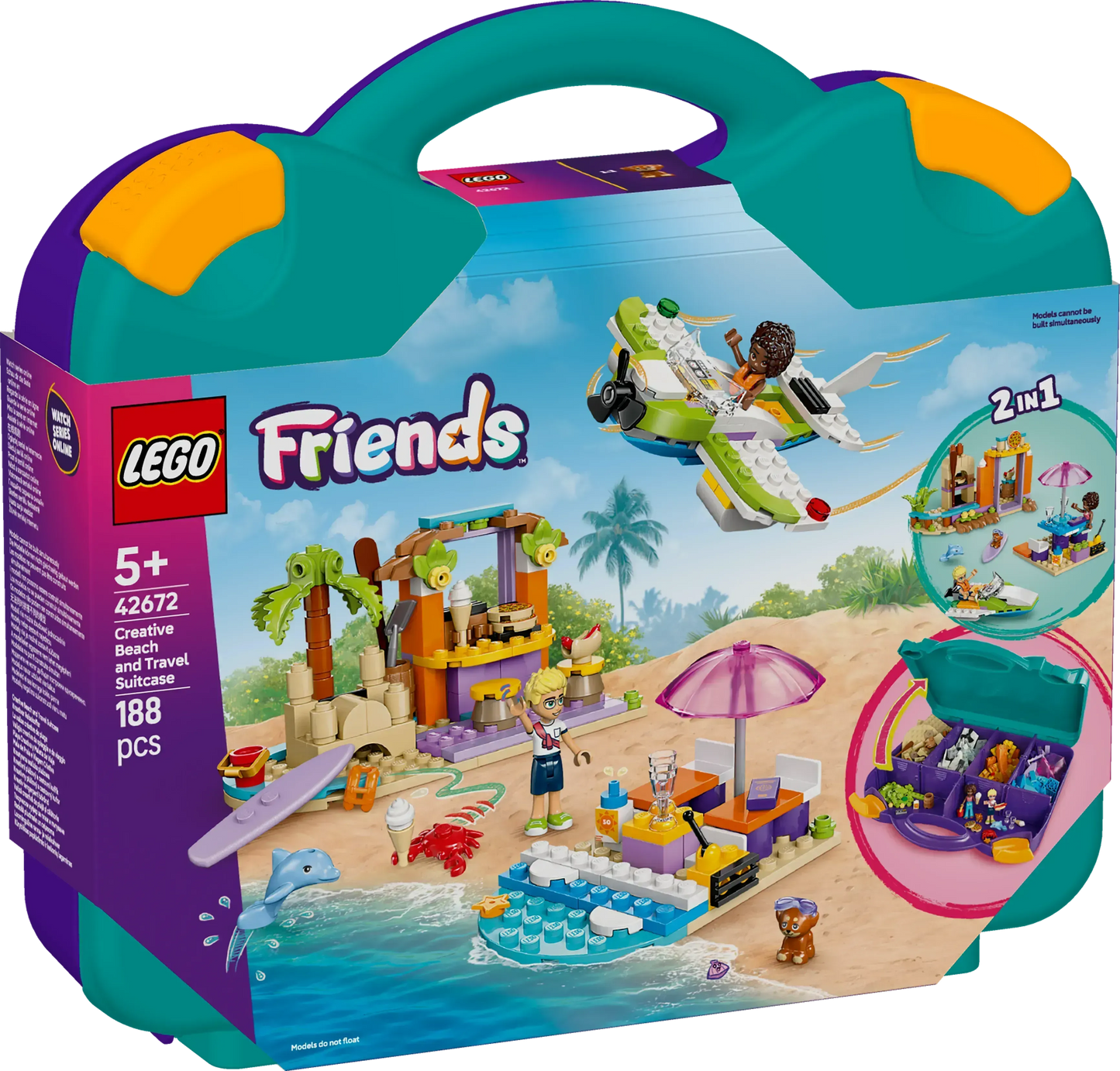 LEGO Creatieve strand en reiskoffer 42672 Friends
