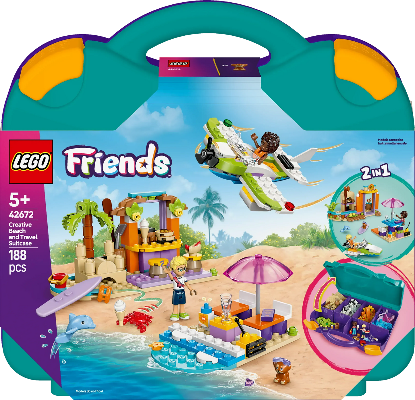 LEGO Creatieve strand en reiskoffer 42672 Friends