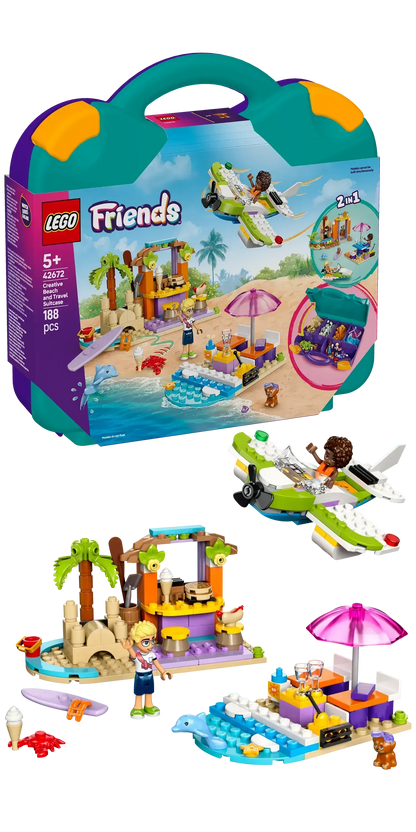 LEGO Creatieve strand en reiskoffer 42672 Friends