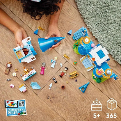 LEGO Het Disney kasteel van Assepoester en de knappe prins 43206 Disney