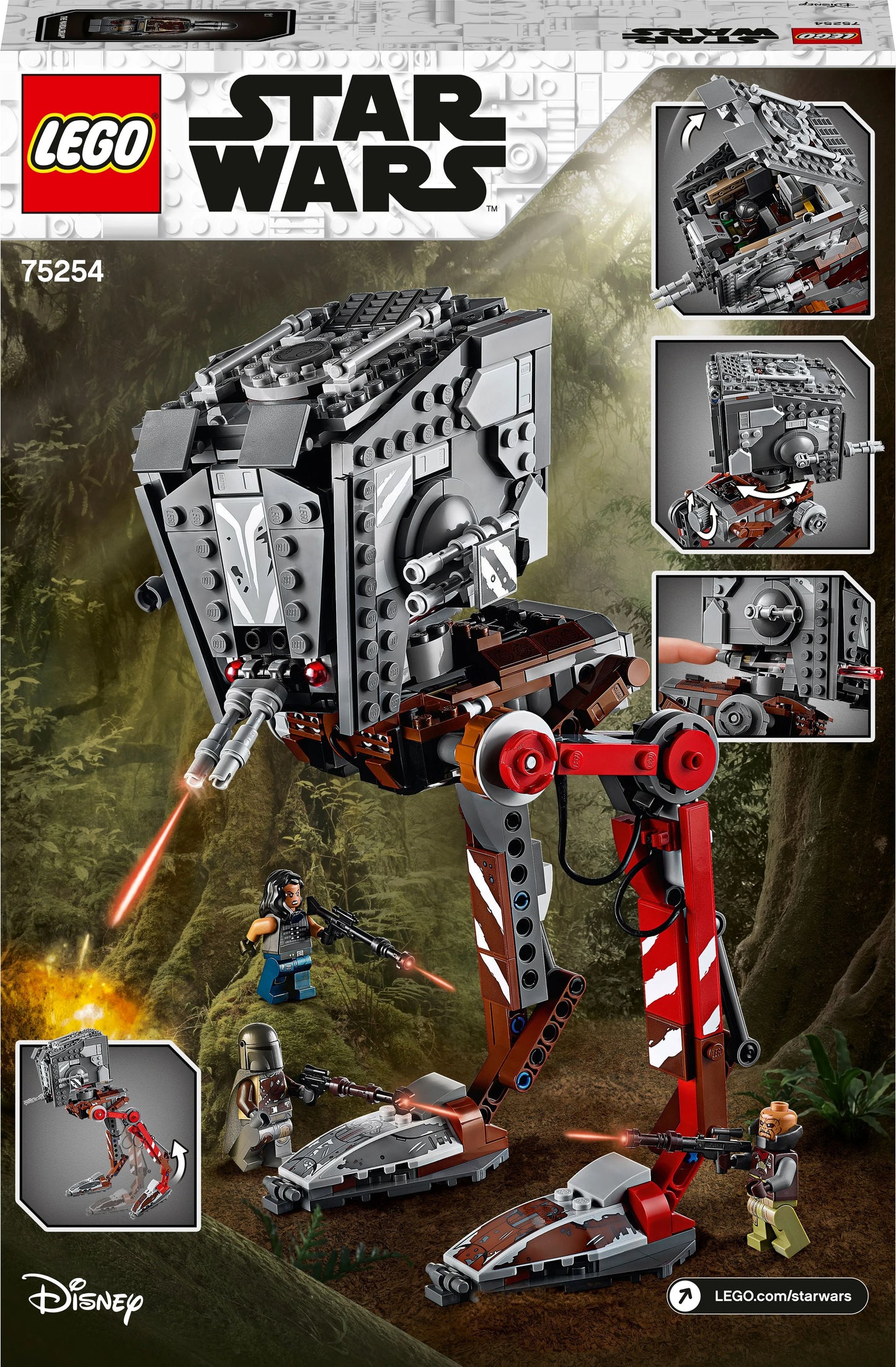 LEGO The AT-ST Raider All Terrain Scout Transporter 75254 StarWars