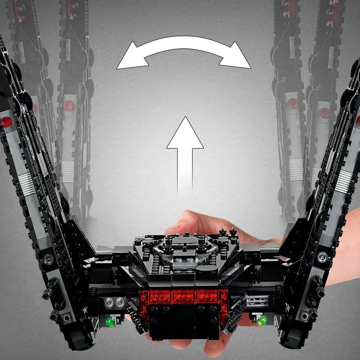 LEGO Kylo Ren's shuttle inclusief Kylo Ren, Pryde, Sith, Troopers en Knights 75256 StarWars