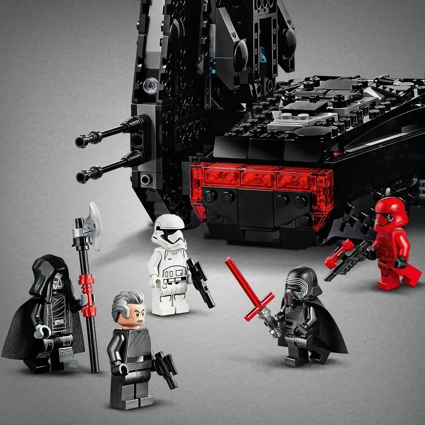 LEGO Kylo Ren's shuttle inclusief Kylo Ren, Pryde, Sith, Troopers en Knights 75256 StarWars