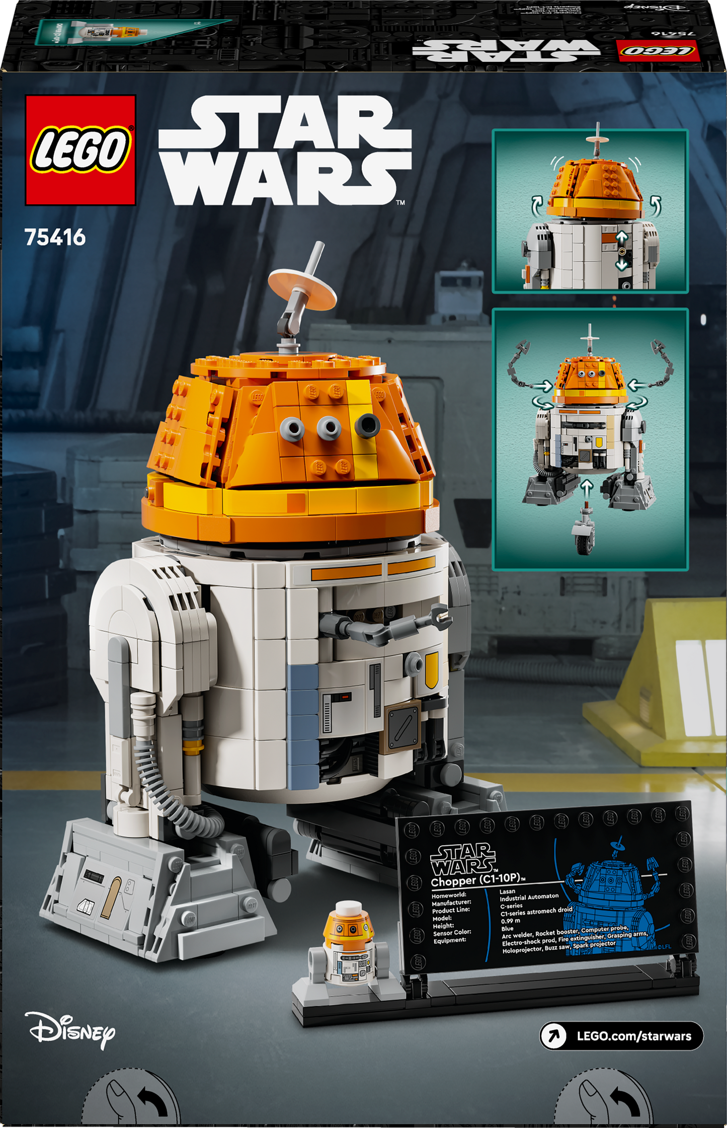 LEGO Chopper (C1-10P)™ Astromech Droid 75416 StarWars