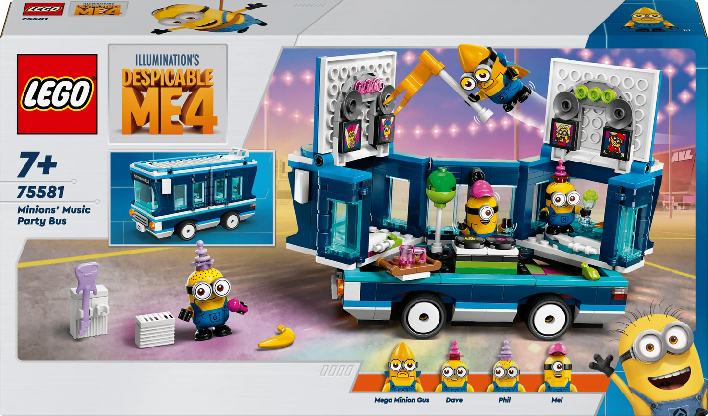 LEGO Muzikale feestbus van de Minions 75581 Minions