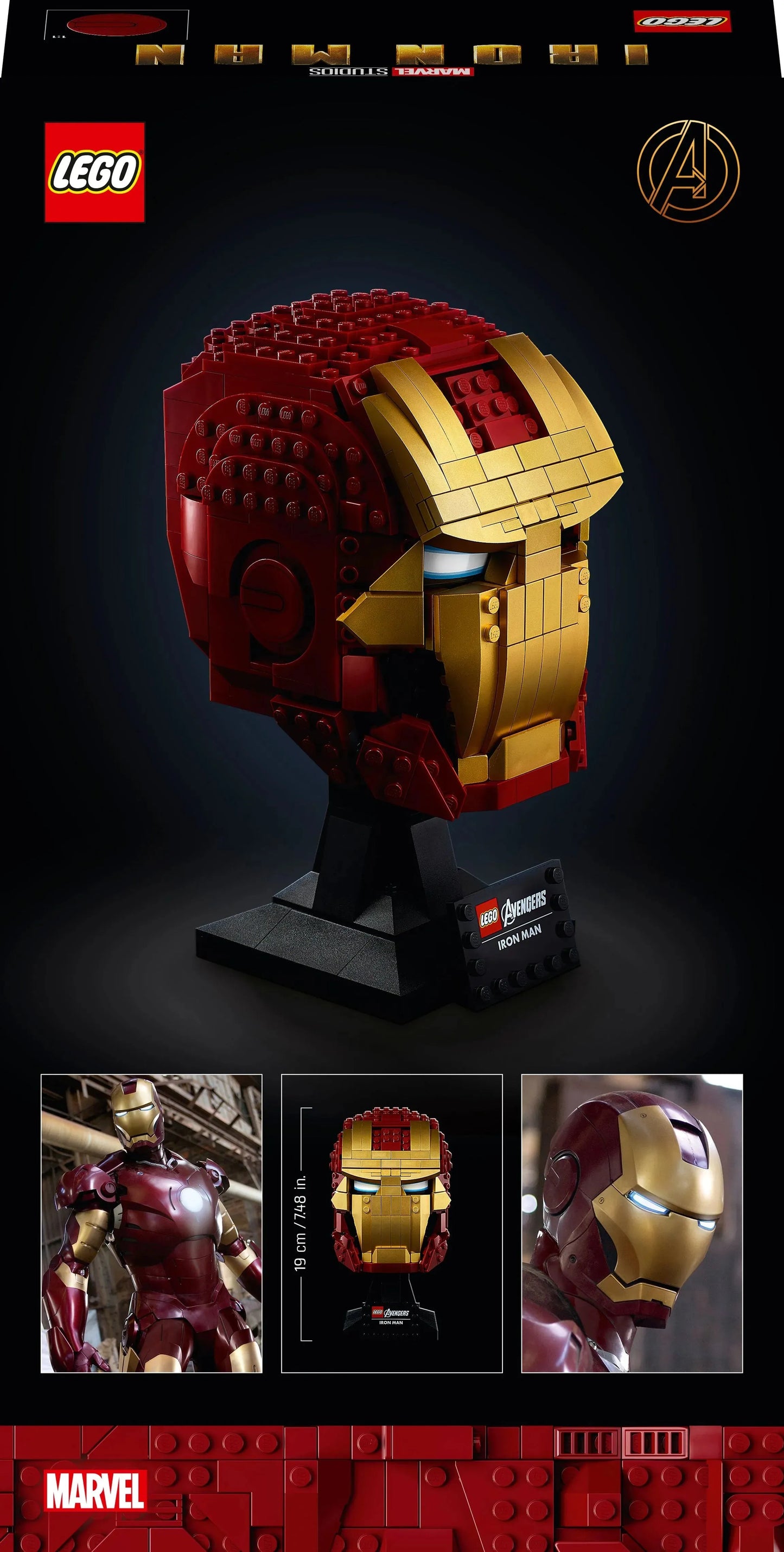 LEGO Iron Man Helm 76165 Avengers