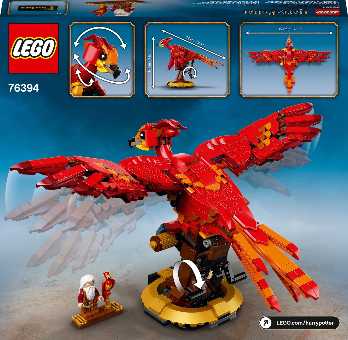 LEGO Felix, de feniks van Perkamentus 76394 Harry Potter