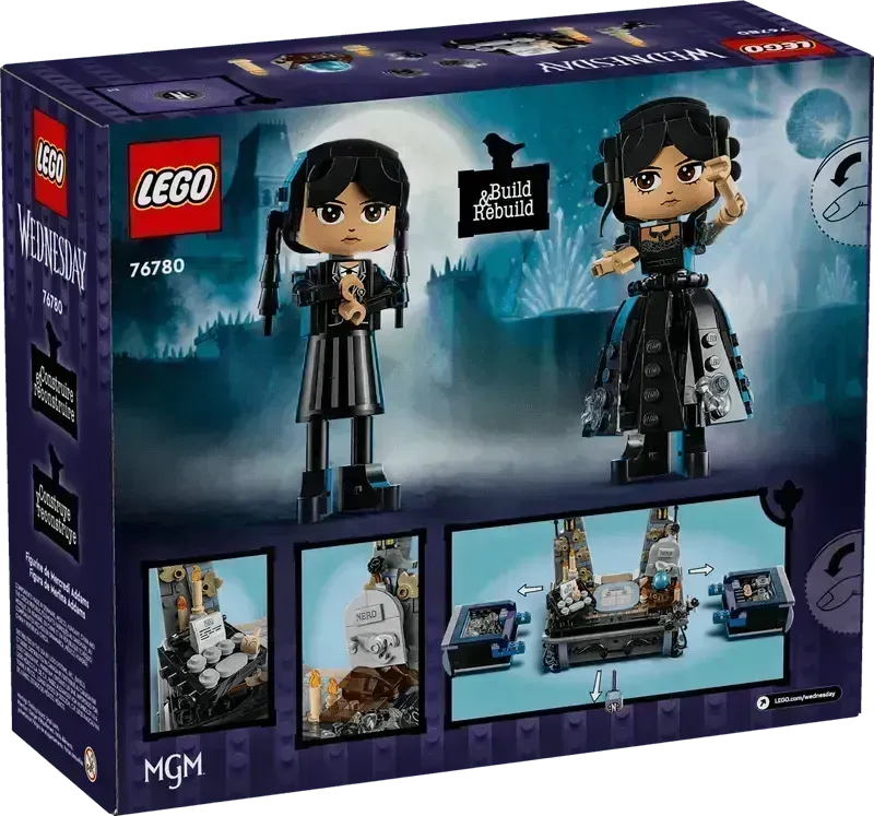 LEGO Wednesday Addams figuur 76780 Wednesday