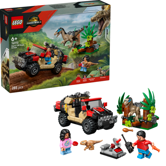 LEGO Raptor Off-Road Ontsnapping 76972 Jurassic World
