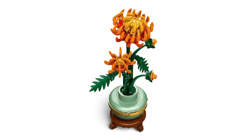 Bouw een prachtige LEGO® Chrysant (10368) met deze botanische set!