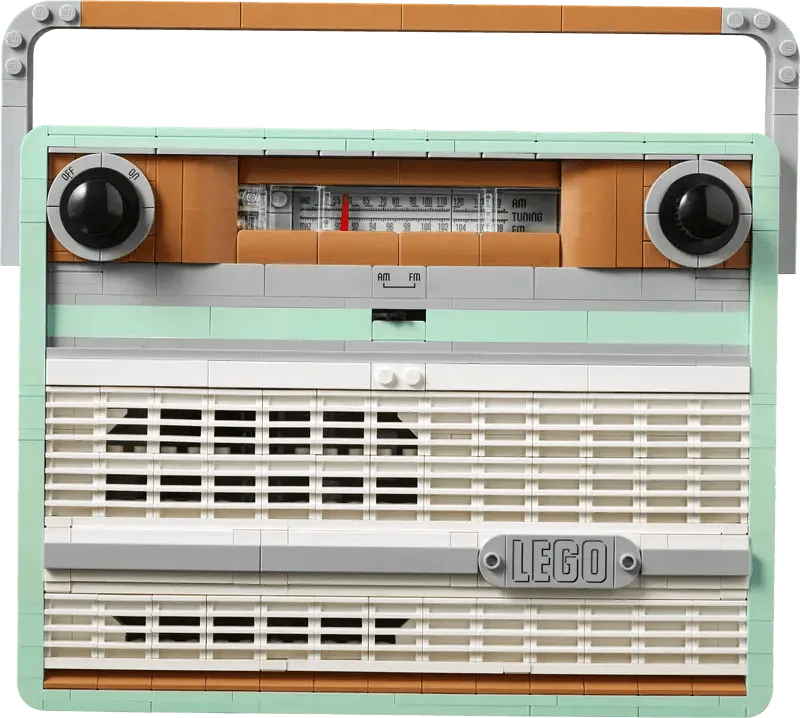 LEGO Retroradio 10334 Icons (levering: januari 2025) LEGO ICONS @ 2TTOYS | Official LEGO shop😊🥰 LEGO €. 99.99