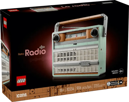 LEGO Retroradio 10334 Icons (levering: januari 2025) LEGO ICONS @ 2TTOYS | Official LEGO shop😊🥰 LEGO €. 99.99