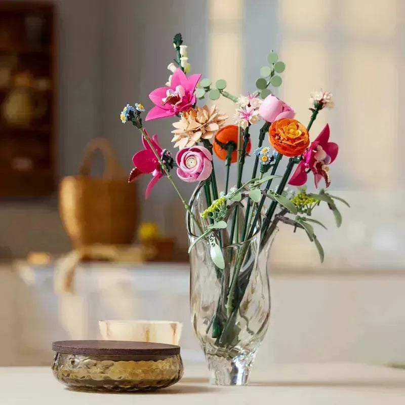 LEGO 10342 Roze boeket, nieuwe bloemenset van LEGO