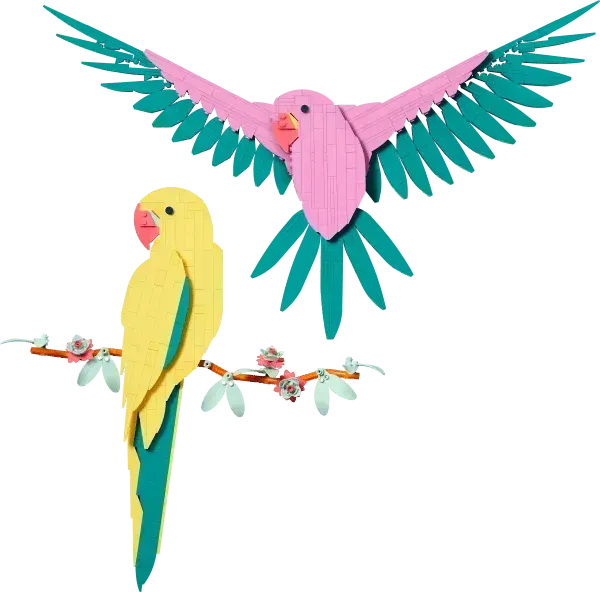 LEGO De Faunacollectie – Kleurrijke papegaaien 31211 Art LEGO ART @ 2TTOYS LEGO €. 42.49